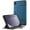 Teal Blue, variant on Poetic Explorer Magnetic for Samsung Galaxy Tab A9 (2023) Stand Folio Cover, Super Strong Magnetic Fidget Mount for Galaxy A9 Tablet, Space Gray