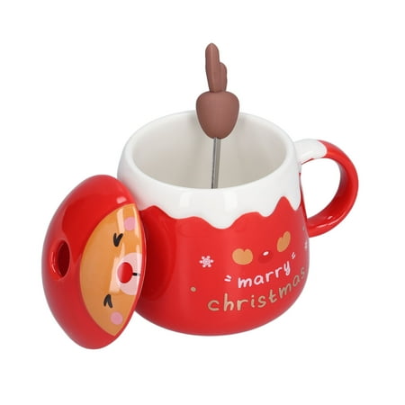 

Coffee Cup Eco Friendly Christmas Cup Exquisite 450ml For Bedroom For Kitchen For Office Type A Red Type B Green Type C Red Type D Green