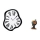 thumbnail image 5 of Reloj de pared,Reloj de pared interior nórdico con números romanos,Relojes distorsionados Reloj electrónico de lujo moderno,Figura de escritorio,Reloj de mesa con figura de globo, 5 of 8
