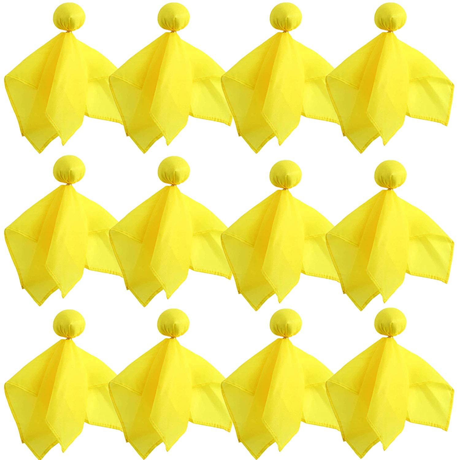 BKpearl 12 Pcs Football Penalty Flag Tossing Flags Sports Fan Set Penalty Flag Party Accessory 