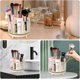 thumbnail image 4 of Makeup Brush Holder Organizer, 360 Rotating Cosmetics Holders Storage Container, Clear Spinning Desktop Makeup Tools Holder for Vanity, Bathroom Count, 4 of 4