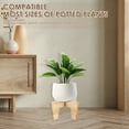 thumbnail image 5 of 2Pcs Wood Plant Stand Indoor/Outdoor for Plants, Large Size Planter Stand Holder,Sturdy and Stable Flower Pot Stand,Fits Most Size Flower Pots In Room(2 Pack), 5 of 10