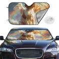 thumbnail image 2 of Kdxio Rainbow English Cocker Spaniel Print Windshield Sun Shade,UV Rays and Sun Heat Protection,Sunshade for Car Windshield,Car Shade Front Windshield - Medium, 2 of 5