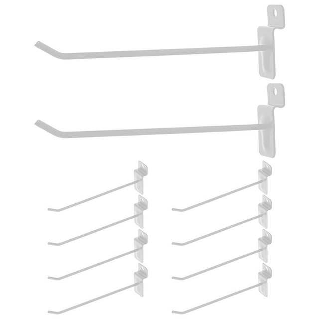 Minkissy 10Pcs Display Hooks for Peg Board Accessory Market Display in Storage Organization