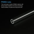thumbnail image 4 of Acrylic Pipe Clear Rigid Round Tube 5mm ID 8mm OD 10" for Lamps and Lanterns, Water Cooling System 2pcs, 4 of 6