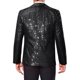 thumbnail image 3 of CHAQUETAS DE LENTEJUELAS INSPIRADORAS CHIC PARA HOMBRES, CHAQUETA DE DEPORTES BRILLANTE CON SOLAPA PICO, TRAJE BRILLANTE PARA BODAS, 3 of 5