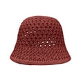 thumbnail image 2 of Sun Hat for Women Summer Straw Beach Hats Floppy Crochet Hat UV Protection Travel Bucket Hat Foldable Packable, 2 of 4
