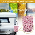 thumbnail image 6 of Yuyamidu Strawberry RV Electric Jack Cover Waterproof Universal Trailer RV Electric Tongue Jack Protective Cover Floral Electric Tongue Jack Head Cover, Pink, 6 of 7
