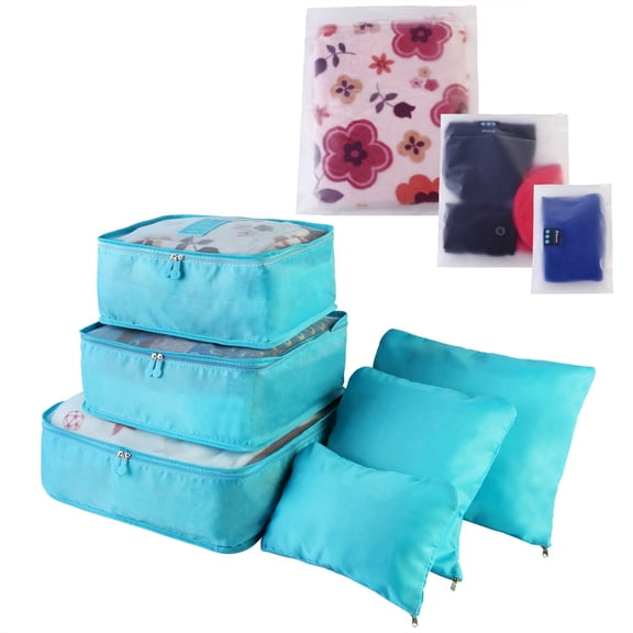 9-Piece Travel Packing Cubes Set — Water-Resistant Luggage Organizers for Clothes & Accessories