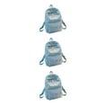 thumbnail image 4 of relayinert Cloth Lightweight And Practical Shoulder Bag For Everyday Practical Gifts Spacious School Backpack light blue 3Set, 4 of 6