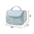 thumbnail image 3 of Shldybc Translucent Water Proof Cosmetic Bag, Cosmetic Bag Set Frosted Translucent Pvc with Zipper Handle Portable Travel Bag, Hangable and Handy Cosmetic Bag, 3 of 6