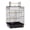 Black powder-coated mesh / Black base, variant on Prevue Pet Products Cockatiel Playtop Bird Cage - Black SP1818PTB