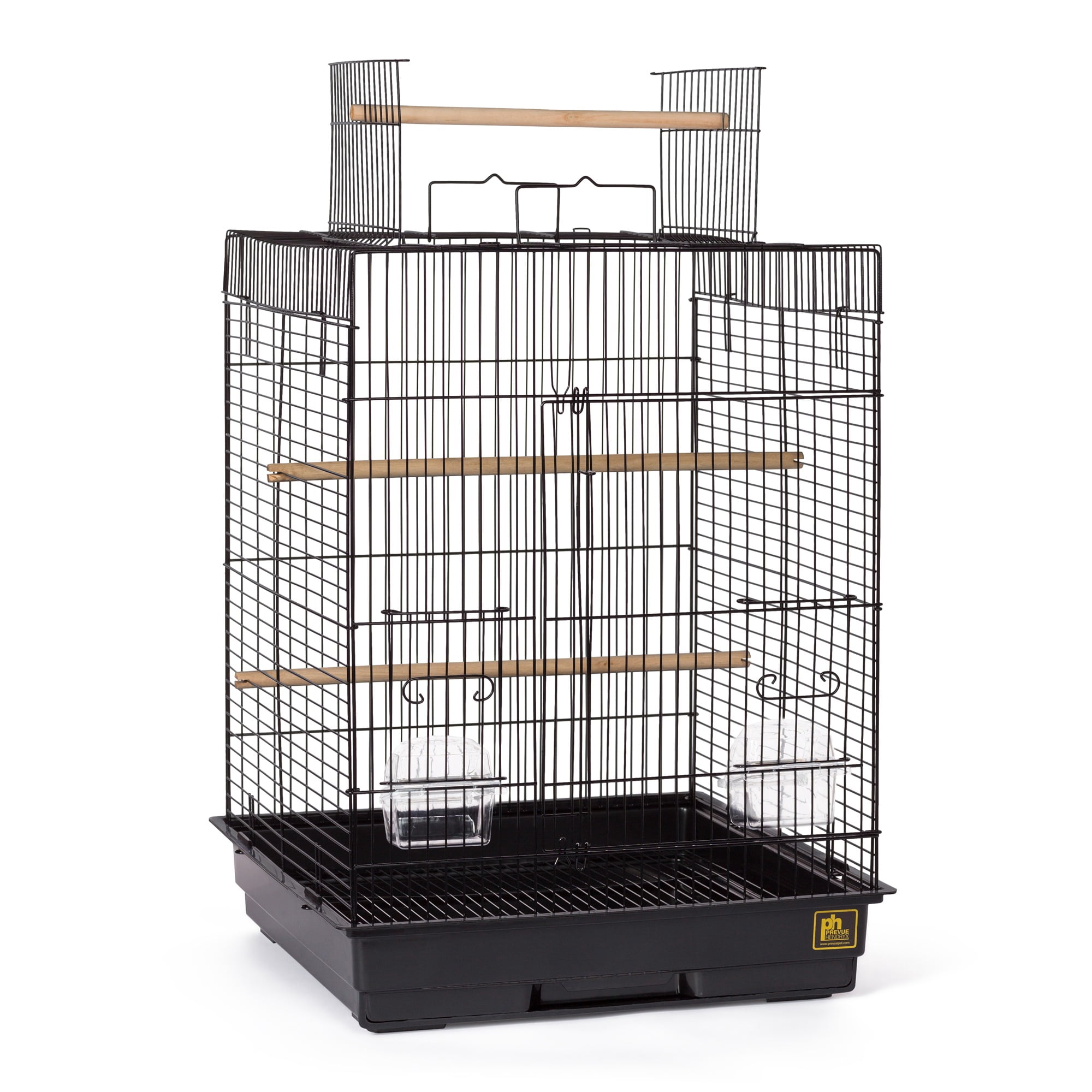 Prevue Pet Products Cockatiel Playtop Bird Cage - Black SP1818PTB