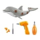 thumbnail image 4 of Estatuilla de animales 3D Tornillo Montado Vida Marina Animal Juguete Submarino Niños Juguete Delfín Magideal Estatuilla de animales, 4 of 7