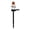 A, variant on OIUR Solar Pumpkin Light Halloween Pathway Light Jack-O-Lantern Stake Outdoor Waterproof Skull Light with Stake for Yard Lawn Decoration