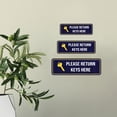 thumbnail image 6 of Standard Plus Please Return Keys Here Wall or Door Sign | Public Spaces Signage - Small, 6 of 9