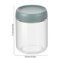 thumbnail image 4 of Sentmoon Storage Container Glass Jars with Lids Glass Sealed Jars for Food Storage Damp Proof Containers for Tea Grains Nut Snacks and Yogurt Portioning, 4 of 7