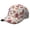 White-387, variant on Vintage Floral Print Baseball Cap – Country Dad Hat with Rustic Watercolor Blossom and Botanical Artistic Pattern, Adjustable Snapback