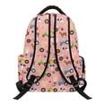 thumbnail image 2 of HUIACONG Pink Farm Animal Tractor School Backpack for Kids Ages 5-16 Multi Pocket Water Resistant Bookbag Adjustable Padded Straps Lightweight Sturdy Daypack for School Travel, 2 of 7