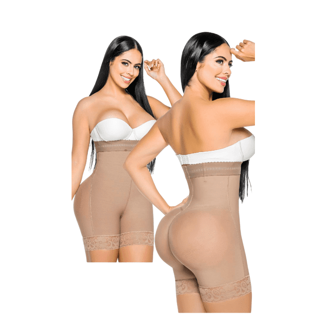 Faja Colombiana Stagmi Short Ultra Invisible Alto Cocoa XL