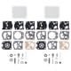 thumbnail image 1 of Verdant Touch Kit de reconstrucción de carburador, 2 juegos de carburador para cortacésped WT K24‑WAT WT866 WT924 WT773 WT775 WT925 WT973, 1 of 14