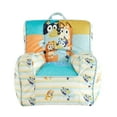 Bluey Square Beanbag Chair Blue, 18" inches