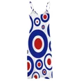 thumbnail image 4 of Varied mod target pattern Sleeveless Dress Long dresses women's clothing 2025 Dress, 4 of 5