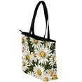 thumbnail image 3 of Daisy Canvas Leather Mix Crossbody Bag with Twill, Sponge, and Jeanette Material | Size 30x10.5x39cm/11.8x4.1x15.4in, 3 of 5