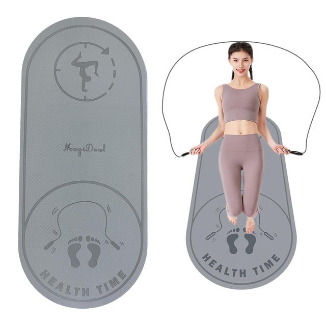 Colchoneta de ejercicio shamjiam para saltar cuerda A prueba de golpes Almohadilla para saltar la cuerda
