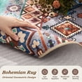thumbnail image 3 of SIXHOME 5'x8' Tribal Geometric Area Rug Large Indoor Carpet for Living Room Bedroom Dining Room Boho Decor Green, 3 of 6