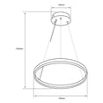 thumbnail image 5 of Lámpara Colgante Tecnolite LED Integrado 50 cm 32 W Luz Cálida brillante, 5 of 5