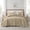 Beige, variant on IR Imperial Rooms 2 Piece Quilt Set Microfiber Embossed Leaf Bedspread Soft Lightweight Coverlet Twin Rust