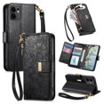 thumbnail image 1 of Flip Case for FOXDOCK OPPO Reno 13 Kickstand Viewing Full Protection Wallet Function Gift Choice Floral Embossed, 1 of 6