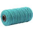 thumbnail image 1 of 100m Colorful Multicolor Macrame String,Artisan Twisted Craft Cotton Cord,Wedding Decorative Supply Cotton Rope Home Textile(Blue), 1 of 7