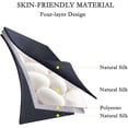 thumbnail image 2 of Antifaces para dormir, paquete de 2, antifaz de seda natural con correa ajustable y tapones para los oídos. Bloquea la luz. Antifaz para dormir para mujeres y hombres., 2 of 5