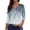 A001-Blue, variant on Womens Tops Dressy Casual 3/4 Sleeve Tee Tops Henley Neck Button Down Graphic Print Half Sleeve Blouse Tshirts