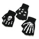 thumbnail image 1 of Guantes de medio dedo de punto cálidos para invierno, luminosos, fluorescentes, con estampado de calavera y garra de mano, para Halloween, antideslizantes, 1 of 4