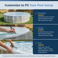 thumbnail image 6 of Blue Wave 12-Mil Clear Solar Blanket for Round Above-Ground Pools, 5-Year Warranty, 6 of 7
