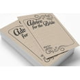 thumbnail image 3 of Inkdotpot Fill in Style KraftAdvice And Wishes Set Of 50 Bridal Shower Advice Game ActivityCards, 3 of 7