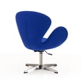 thumbnail image 2 of Ceets Raspberry Contemporary Adjustable Swivel Chair Blue, 2 of 5