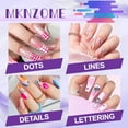 thumbnail image 5 of 12 Color Nail Art Pens, 0.5 MM Nail Polish Pens Set Drawing Painting Point Liner Acrylic Painted Pen Kit, Waterproof and Quick-drying Nail for DIY Nail Design, Home & Salon Manicure Tools, 5 of 10