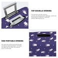 thumbnail image 5 of Fotbe Astronaut Rabbit Luggage Cover Protector,Suitcase Protector,Scratch and Dirt Resistant,Fits 18-32 Inch Luggage(without luggage)-Small, 5 of 9