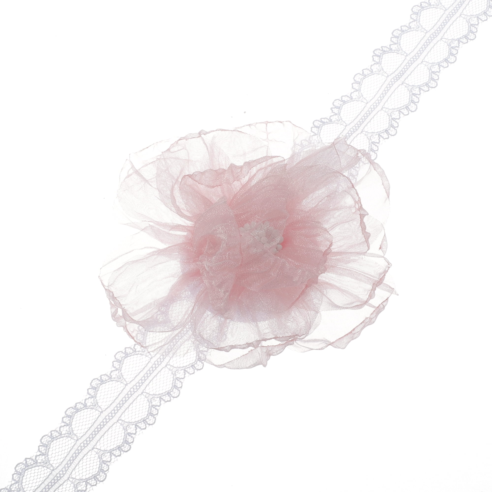 Unique Bargains Stylish Flower Choker Necklace Fashion Accessory Champagne