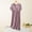 Purple, variant on DJskiyers Women's Loose Nightgown Short Sleeve Pleated Baggy Sleepwear Cotton Plus Size Soft Pajamas Fashion Nightdress