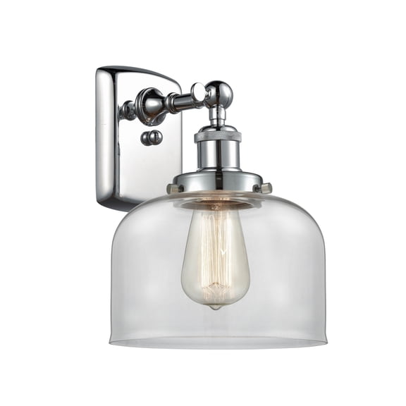 Innovations 916-1W-PC-G72-LED Large Bell 1 Light Sconce part of the Ballston Collection, Polished Chrome