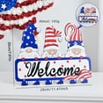 thumbnail image 1 of Independence Day Memorial Door Hanging Wooden Decoration Hanging Sign, 1 of 5