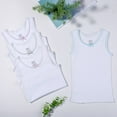 thumbnail image 4 of Buyless Fashion Girls Tank Tops - Sleeveless Cami Tanks Cotton Undershirts for Dance Gymnastics, Kids & Toddler Size (8 Pack), 4 of 7