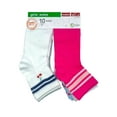 thumbnail image 2 of Wonder Nation Girls Ankle Icon Socks, 10-Pack, Sizes S-L, 2 of 15