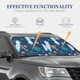 thumbnail image 4 of Disketp 2 Piece Alpaca Astronaut In Space Pattern Windshield Sunshades,Folding Windshield Sun Shade For Car Suv Trucks Sedan,Blocks Uv Rays Sun Visor Protector-Small, 4 of 7