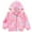 1# Pink Unicorn, variant on POPTEM Girs Windbreaker Hooded Lightweight Outwear Zip Up Jacket Blue 6T